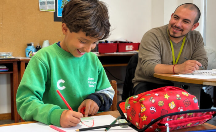 primer día de clases de los estudiantes de liceo campo verde del periodo academico 2026 2027
