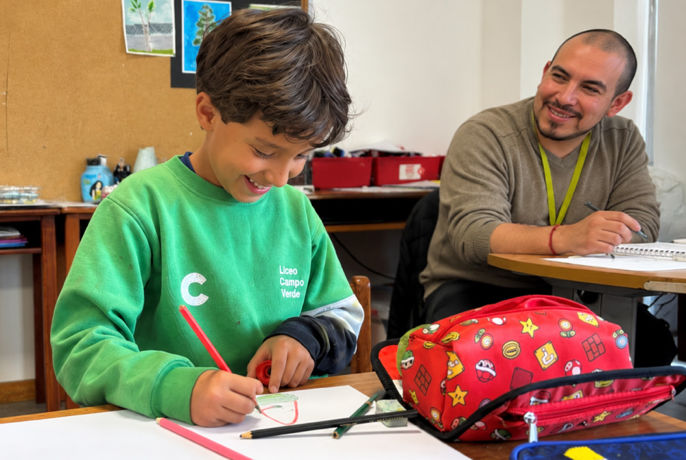 primer día de clases de los estudiantes de liceo campo verde del periodo academico 2026 2027